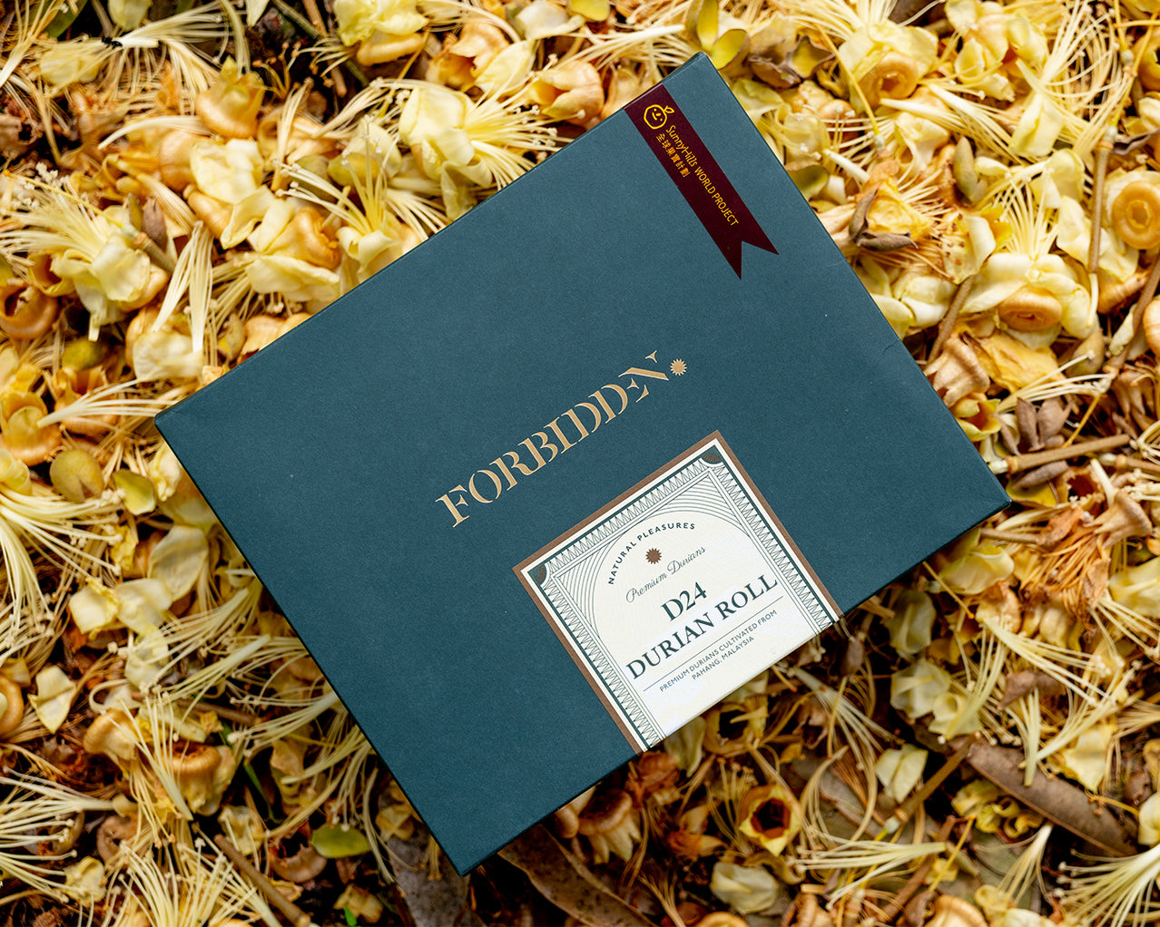 d24 durian love letter egg roll packaging
