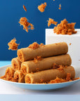 Hiwalk - Pork Floss Filled XT (Extra Thick) Egg Rolls (4 packs/ 8 rolls in a box)