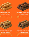 Hiwalk - Blessed Egg Rolls Assorted CNY Gift Box 海有福蛋捲禮盒 (8 rolls in a box)