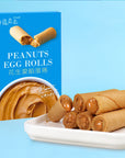 Hiwalk - Peanuts Filled XT (Extra Thick) Egg Rolls (2 packs/ 4 rolls in a box)