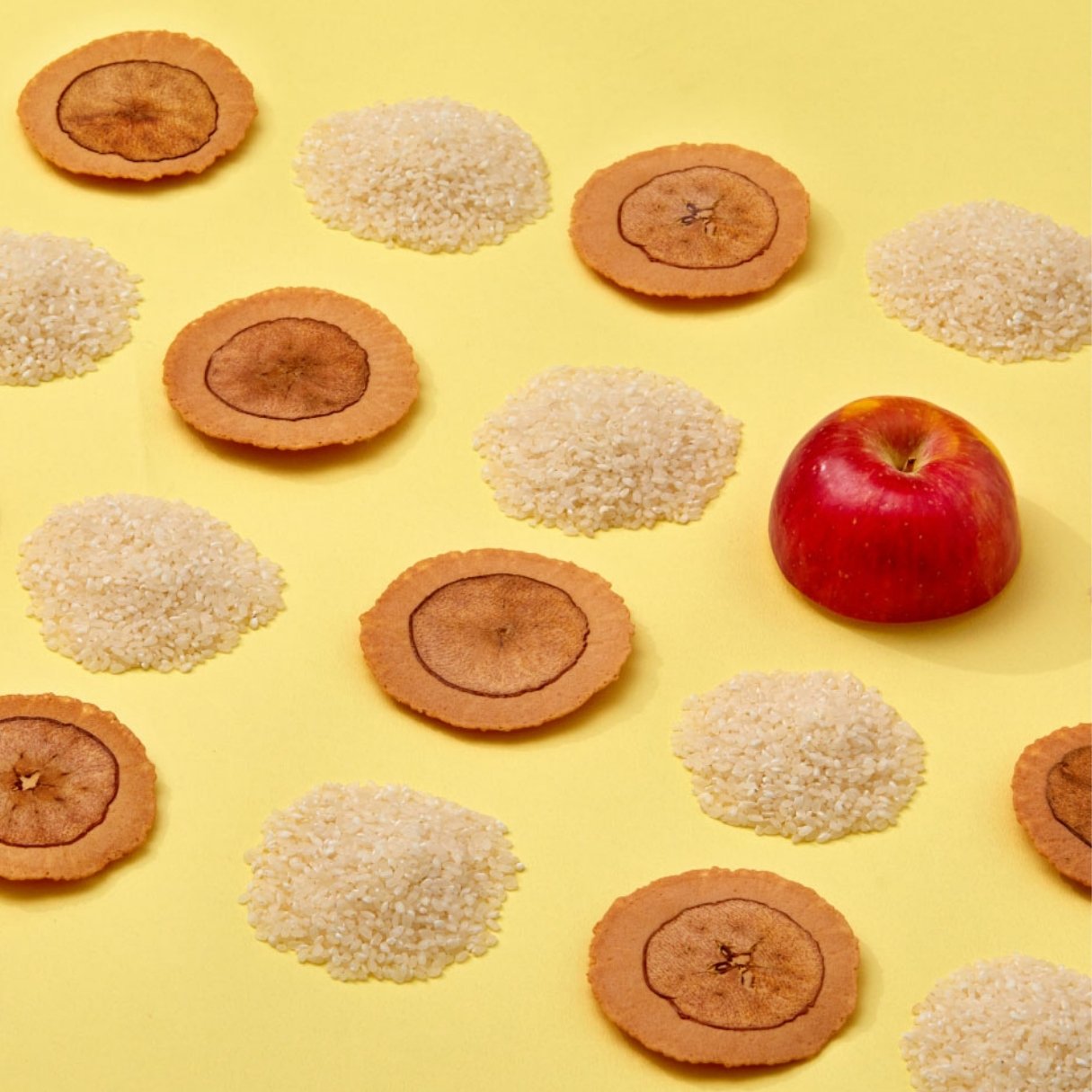 Joy Joy Golden - Apple Rice Crackers (10pcs)