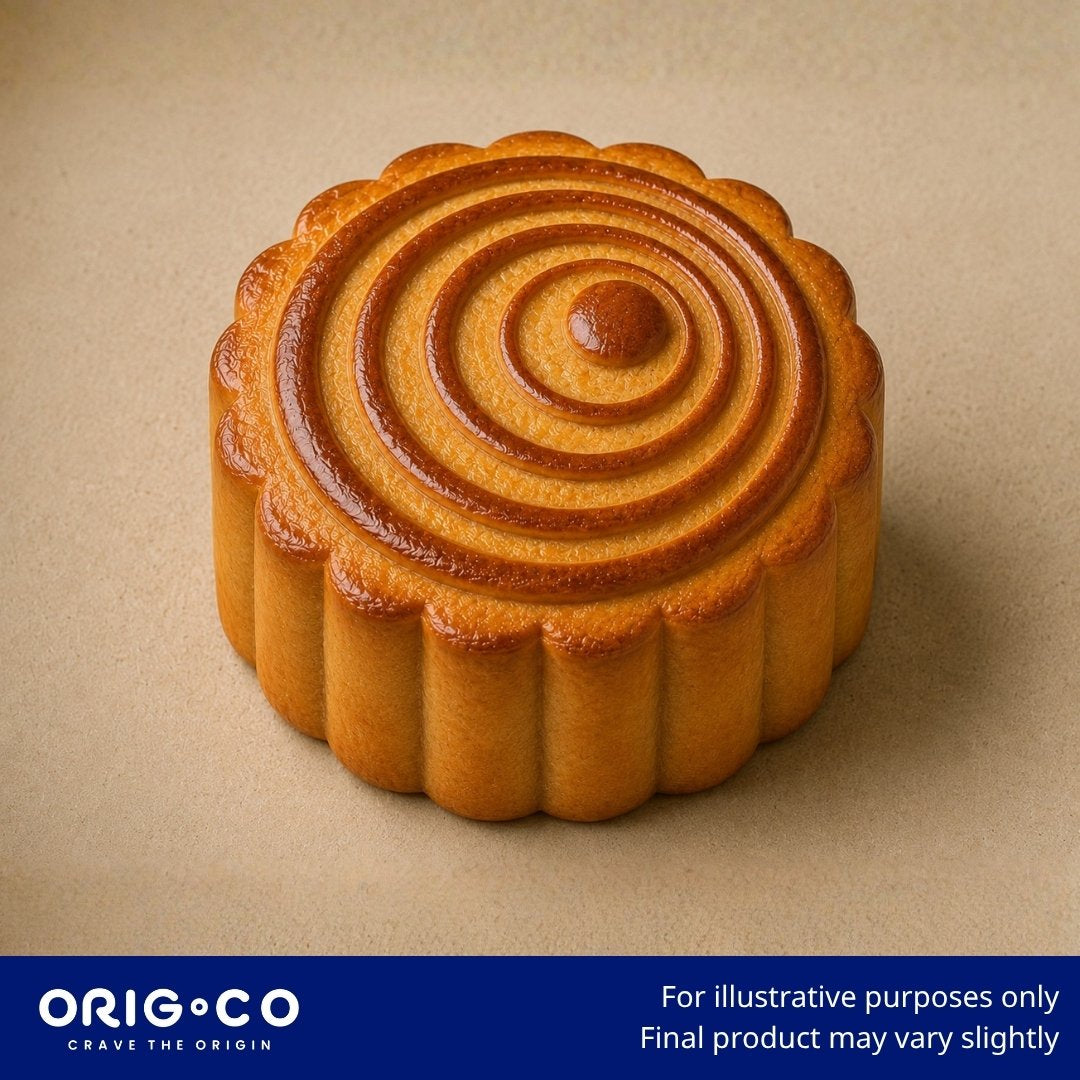 ORIG.CO - Lava Custard Pineapple Mooncake Mid-Autumn Gift Set (5pcs) - Made with SunnyHills Pineapple