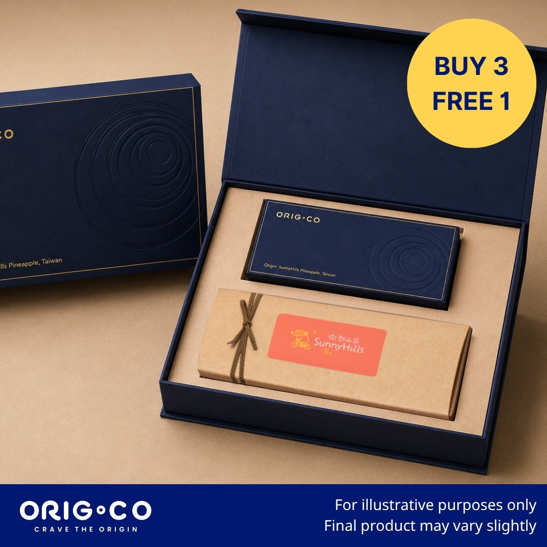 [Buy 3 Get 1 Free] ORIG.CO - Lucky 7 Mid-Autumn Gift Set (2pcs Lava Mooncake + 5pcs SunnyHills Pineapple Cake)