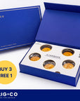 [Buy 3 Get 1 Free] ORIG.CO - Lava Custard Pineapple Mooncake Mid-Autumn Gift Set (5pcs)