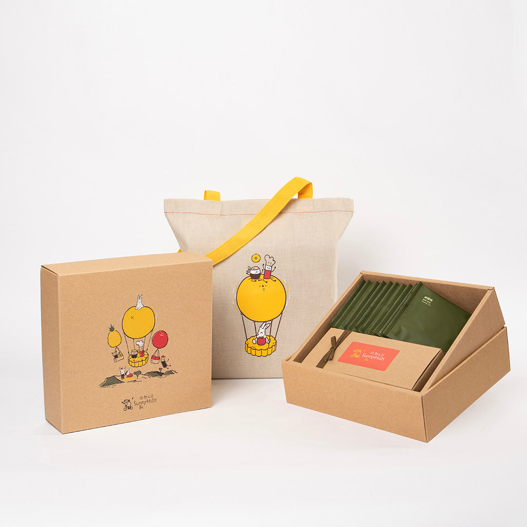 Autumn Tea Gift Set (Pineapple Cake 10pcs + Oolong Tea 10 pkt)