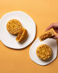 Double Happiness Mooncake Gift Box (Pineapple Mooncake 3pcs + Apple Mooncake 3pcs) [PREORDER]