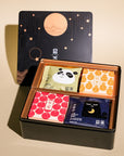 [SunnyHills with Qicha] Moonlit Indulgence Bundle - Pineapple Cake 4pcs, Apple Cakes 4pcs & Modern Herbal Tea 12 sachets