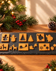Banana Waffle Cookie (12pcs) - Xmas Edition