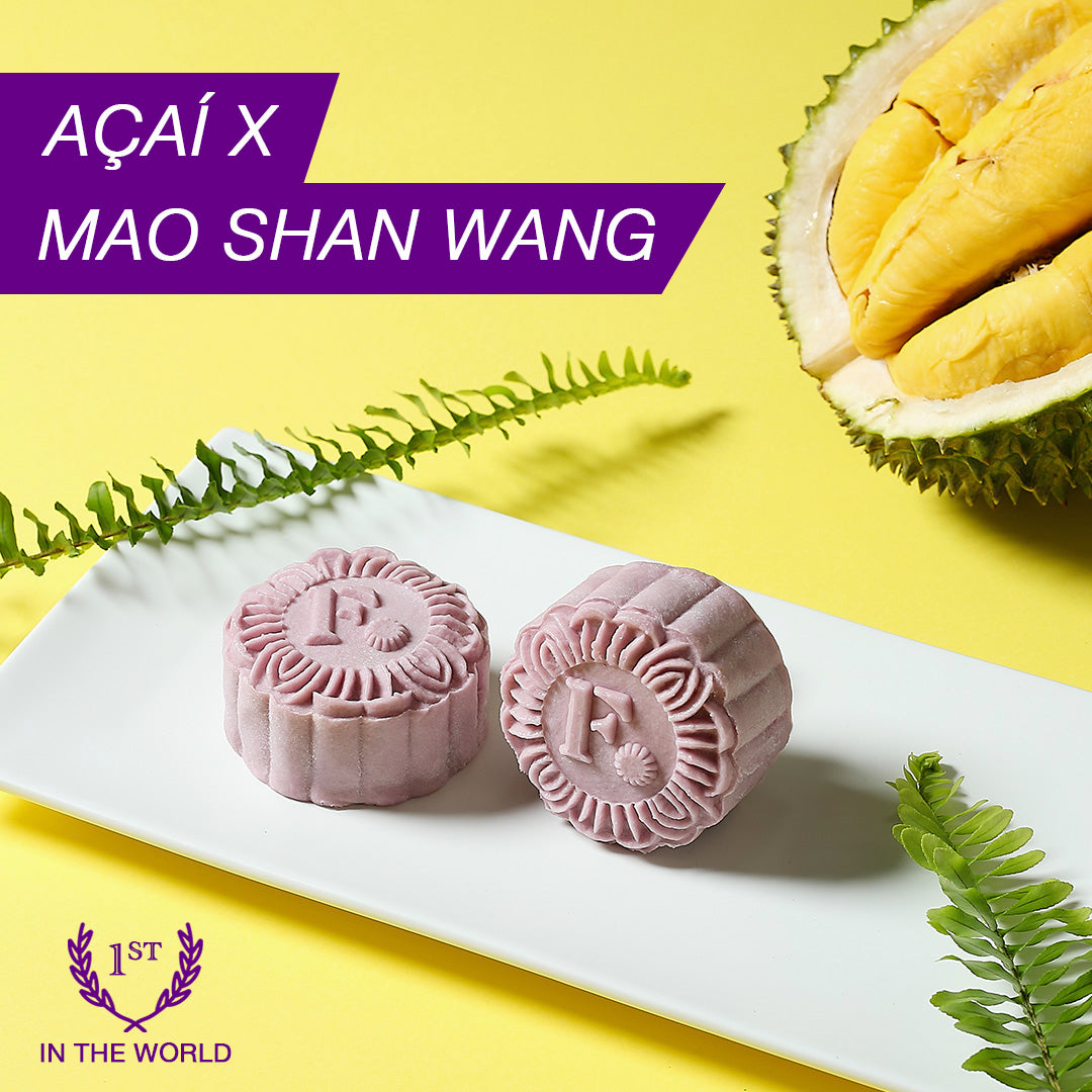Acai Snowskin Mao Shan Wang Durian Mooncake