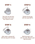 Instructions for drip bag coffee